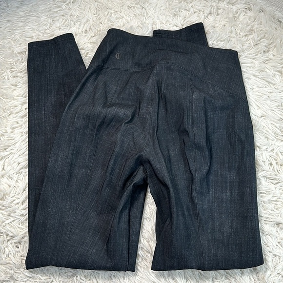 Lululemon Here to There High-Rise 7/8 Pant Crosshatch Texture Black Multi / Blac - Picture 4 of 6